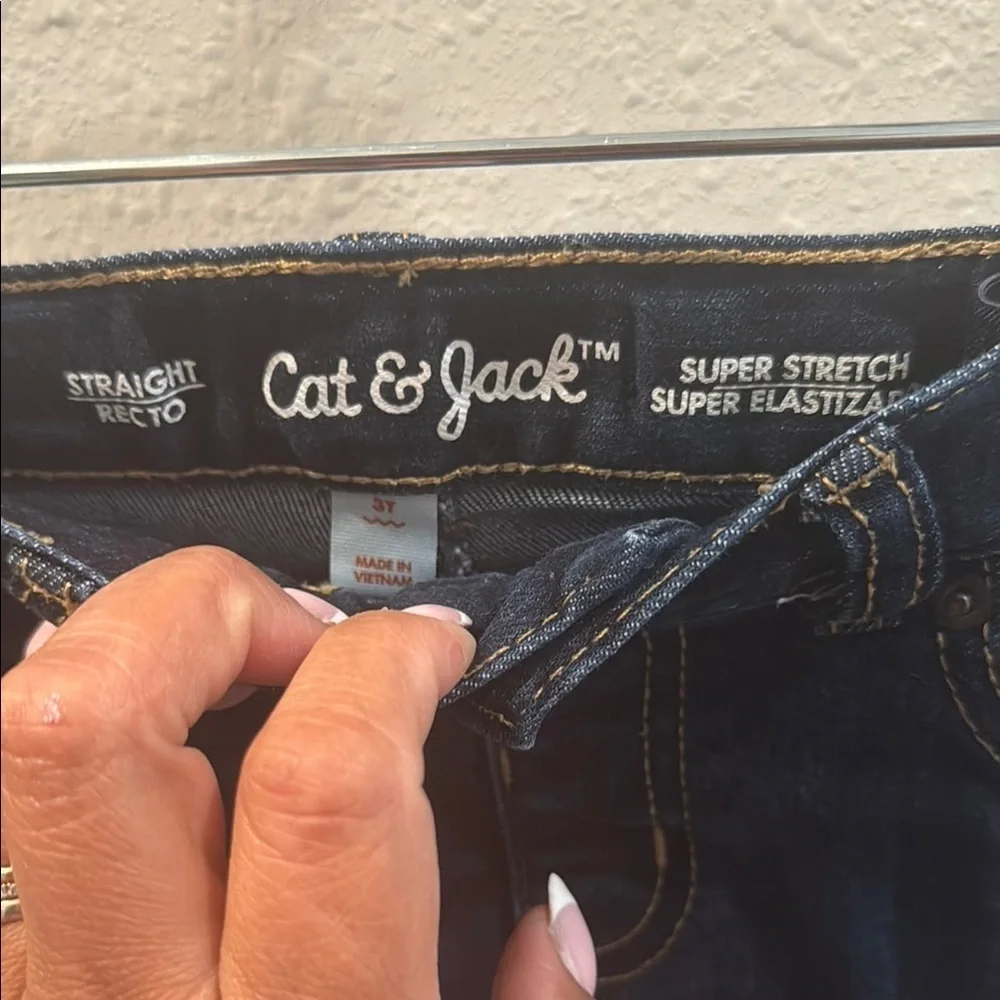 Cat & Jack Blue Straight Cut Jeans